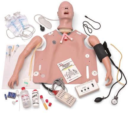 The Airway Larry Manikin is a Complete Resuscitation System consisting of modular components which allow you to create a manikin to suit your changing needs.