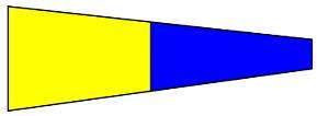 in the diagram the numeral pennant 2 would be displayed on the