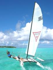 Hobie Cat Fast, funny, comfortable and ecological, the Hobie Cat is a sailing Catamaran that will make you cruise on the