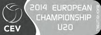 2014 CEV U18 BEACH VOLLEYBALL EUROPEAN CHAMPIONSHIP 2014 CEV U20 BEACH VOLLEYBALL EUROPEAN CHAMPIONSHIP 2014 CEV U22 BEACH VOLLEYBALL EUROPEAN CHAMPIONSHIP The black plain and gray versions can be