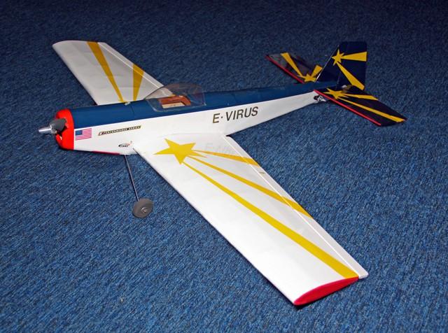 The plane will glide and roll dead stick very nicely and can be made to do a dead stick loop with a dive.