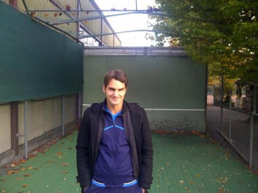 HITTING WALL ADVOCATE Roger Federer posts on his Facebook page a