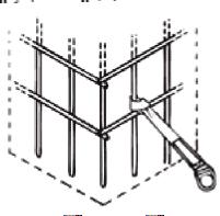 INSTALLATION OF ANCHOR STRAPS: Figure 5 illustrates installation of the Figure 6 - Installing on Concrete Anchor Strap.