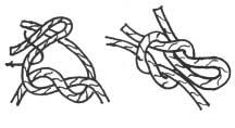Reefer s Knot The reefer s knot is just a square knot with a single bow in it so that it can be untied. A common use might be to tie a gate open or closed.