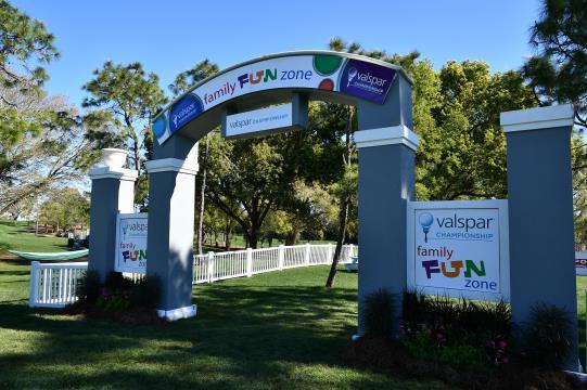 Naming Rights to the Family Fun Zone - 2019 Title Sponsor of the Family Fun Zone at the 2019 Valspar Championship (Sponsorship