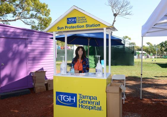 The Tampa General Hospital Sunscreen Stations 2019