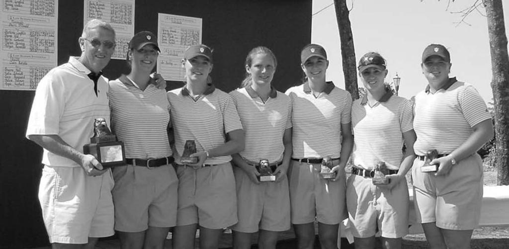 TEAM RECORDS ONE ROUND 284 NCAA Championship, 1998 288 Shootout at the Legends, 2003 288 Bryan National Invitational, 2000 289 Lady Seahawk Invitational, 2003 291 NCAA Championship, 1995 292 Big Ten