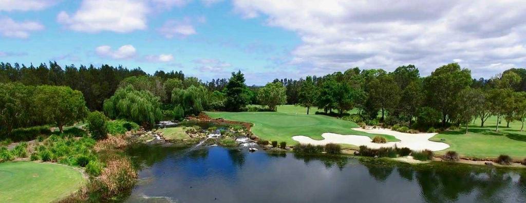 designed course situated in the heart of the Gold Coast, between the white sandy beaches and the Hinterland's sub-tropical rainforests.