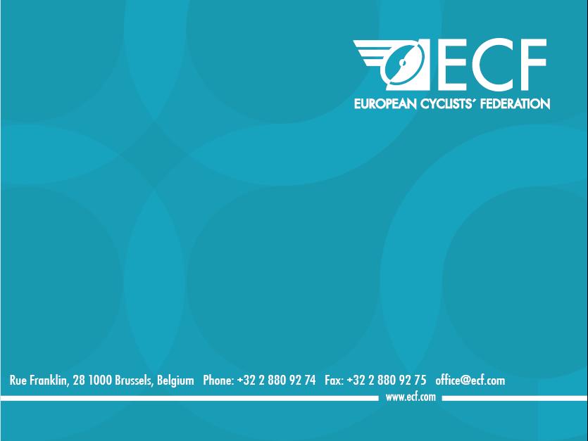 ECF gratefully acknowledges financial support from the European