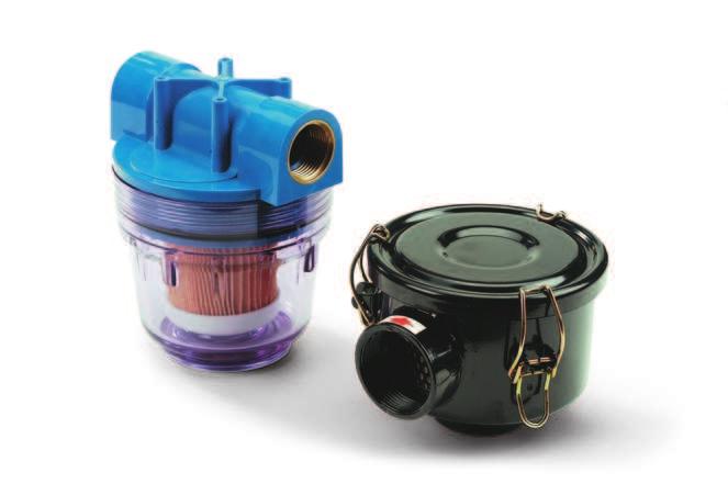 [Suction filters for pneumatic suction and blowing pumps] These filters have been developed in order to permit pneumatic suction and blowing pumps working also in very dusty environments.