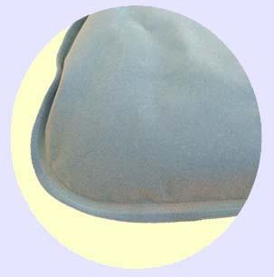 Cough Care Pillow To help the relief of patient pain in Post Op therapy Inset close up showing the shape retention of the