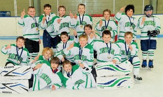 A tight game went the Bears way 3-2, but the Irish would bounce back with a 7-3 win over Blaine in the 3rd place game. Rosemount Peewee B2 wins the Anoka Tournament.