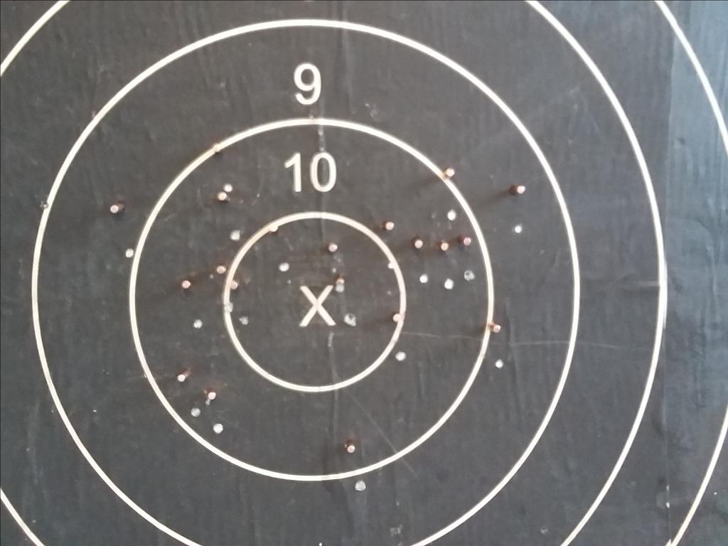 You guessed it a 196-8X just like the SMT monitor said. Ok Natalie is lucky she gets to keep her birthday present... Ok lets finally look at the 600yd target.