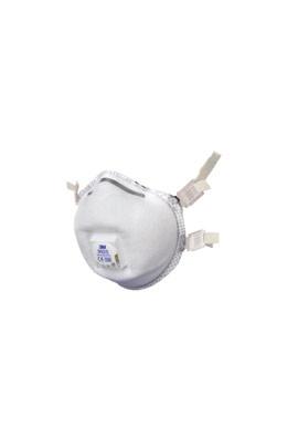Its convex shape enhances wearer comfort; the 3M Cool Flow exhalation valve reduces moisture build-up, particularly in hot and humid work conditions.