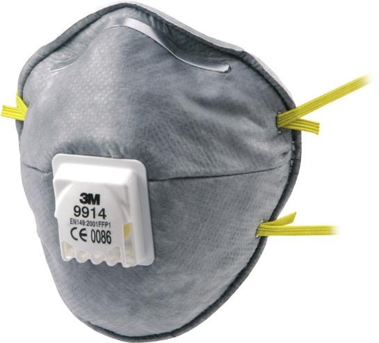 Speciality Series Respirators The Speciality Respirators by 3M have been developed for particular gases such as sulphur dioxide and hydrogen ﬂuoride (depending on the working environments.