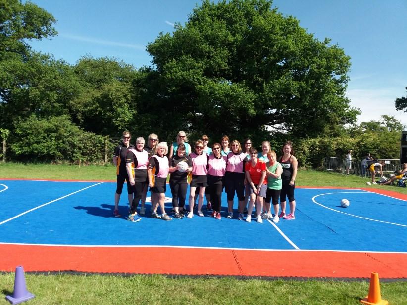 Wednesday and demonstrating Walking Netball with ladies from the Moreton Hall and Ipswich groups