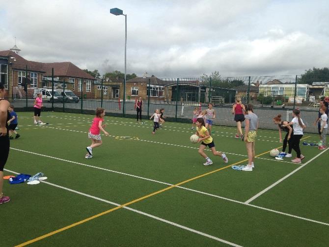 Campaign and the England Netball Big Summer of Netball. At the sessions, we practised various skills including footwork, passing, moving and shooting, but the main emphasis was to have fun!