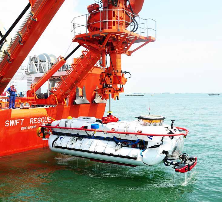 DSAR-6 Second Generation Submarine Rescue System designed, built, operated and maintained by JFD
