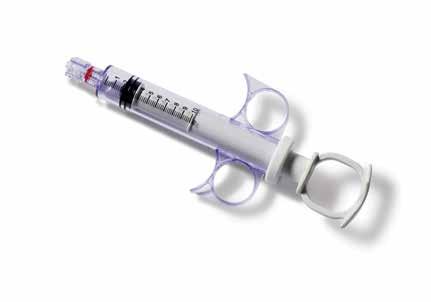 Angiography Control Syringes Easy visualisation of air bubbles with clear polycarbonate design Requires
