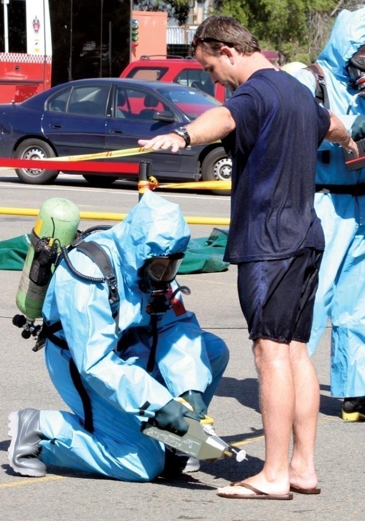 The effectiveness of decon operations must be evaluated, this can be through several methods.