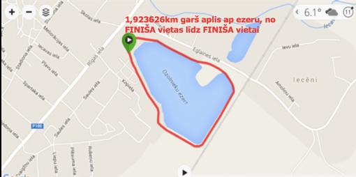 ½marathon course map