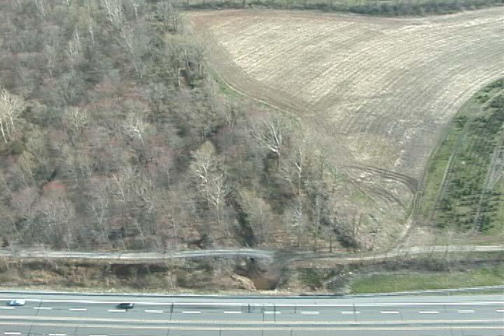 Photos #21 and #22 Aerial photos #21 and #22 show Furnace Run on the south side of the PA Turnpike on Tract #54.