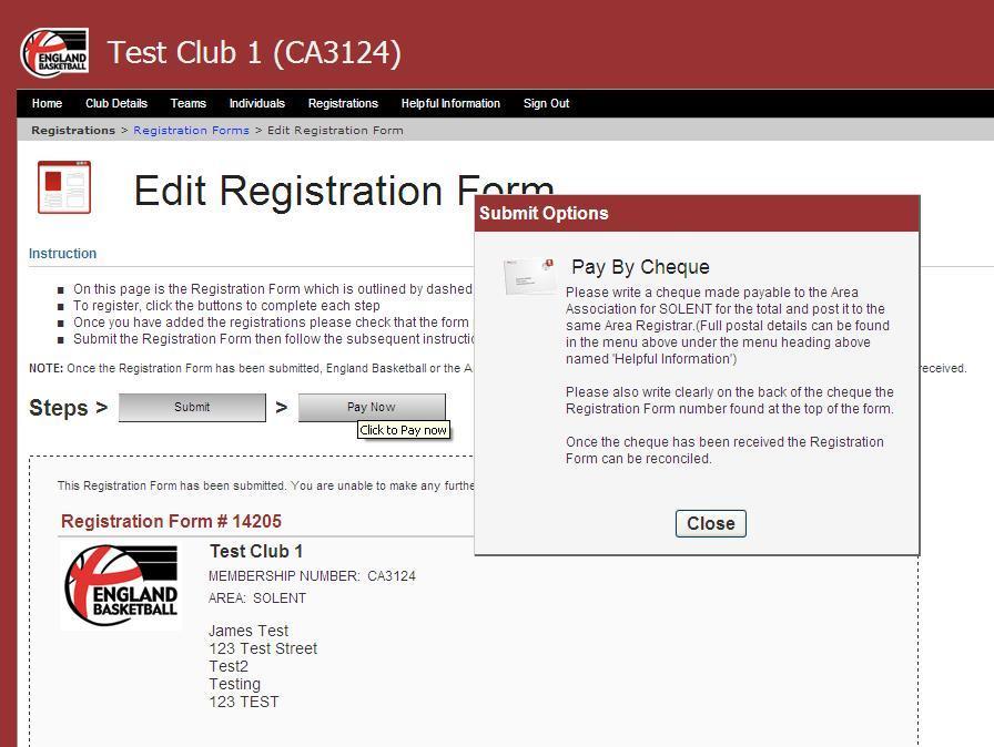 12 Once your registrar receives payment they will provide the membership cards for your members.
