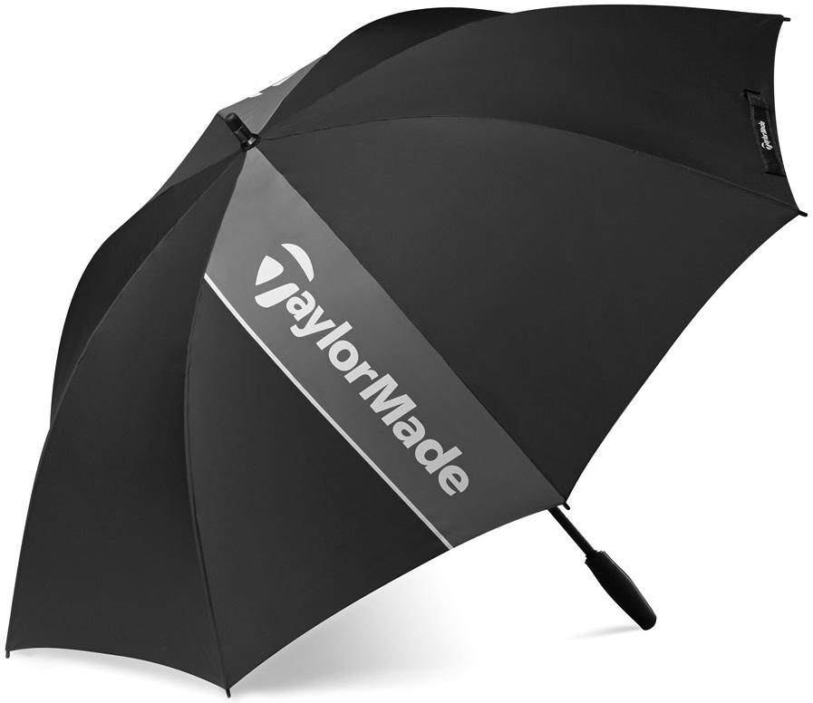 bold TaylorMade branding 100% nylon TM SINGLE CANOPY 62" UMBRELLA 62" single canopy manual open umbrella