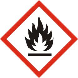 Page: 2 Hazard pictograms: GHS02: Flame GHS07: Exclamation mark GHS08: Health hazard Signal words: Danger Precautionary statements: P210: Keep away from heat, hot surfaces, sparks, open flames and