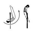 Gymnast NUMBER LEVEL 3 LOW BAR 1 2 3 4 5 PULL OVER TO FRONT SUPPORT WITH PIKED BODY [running kip to front support] replace element 1 MILL CIRCLE FORWARDS ½ TURN AND SWING LEG BACKWARD OVER BAR TO