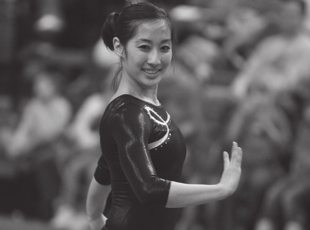 Weekly Notes - Feb. 4, 2009 Page 2 Senior Tricia Woo is a three-time All-American and earned her first Big 12 title on beam in 2008.