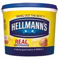 85 055761 Hellmann s Mayonnaise 2lt x 1 9.85 091406 Lion Thick & Creamy Mayonnaise 2.27lt x 1 3.45 1 LITRE SQUEEZY SAUCES 021130 Chipotle Sauce 890gm x 1 4.19 091328 Extra Hot Chilli Sauce 1lt x 1 2.