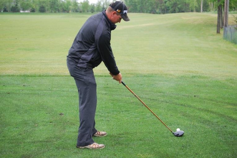 Keys To Perfect Posture On top, note how the shaft and spine angle form a 90 degree angle.