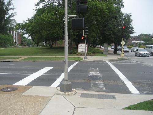 15. Is there a marked crosswalk?