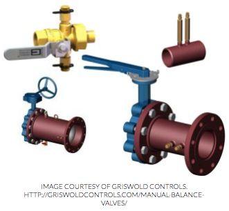 Constant Orifice Balance and Flow Metering Valve: Griswold Quickset and B&G Venturi The venturi type balancing valve is different from the circuit setter.