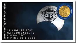 2017 Total Solar Eclipse (August 21, 2017) (Total Eclipse forever stamp, issued June 20, 2017) Carbondale, Ill.