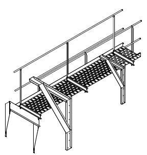 Material Handling Access and Support Manwalk Supports B C A B C A B Email Orders to: orders@greenebinstairs.com Email Inquiries to: info@greenebinstairs.