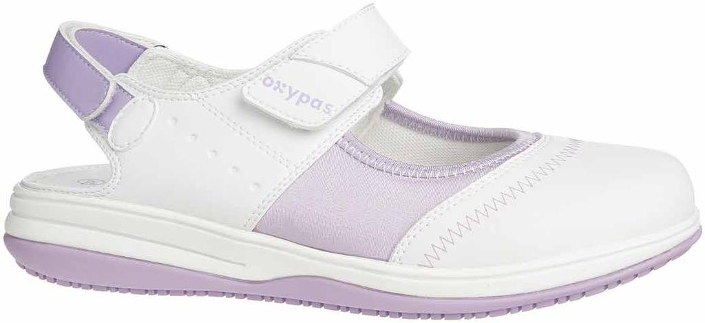 Comfort clog with adjustable velcro strap