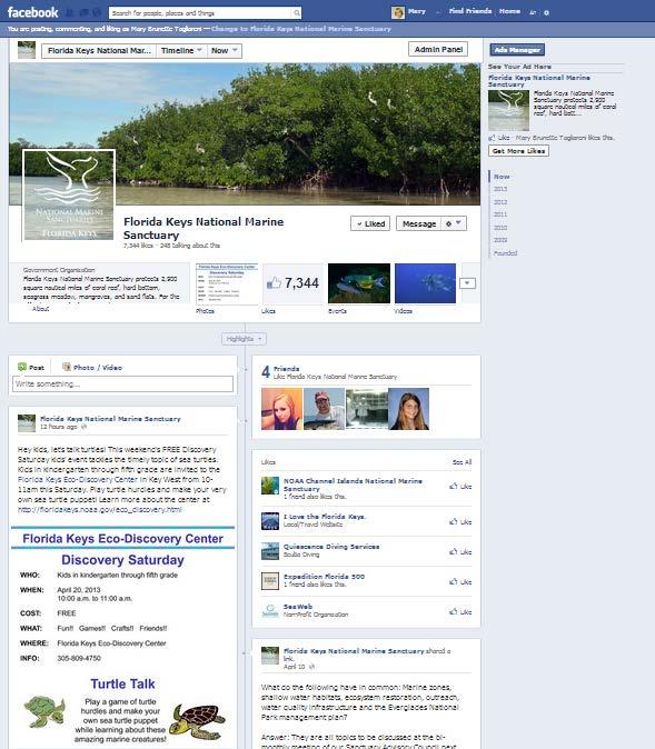 Technology- Facebook facebook.com/floridakeysnoaa.