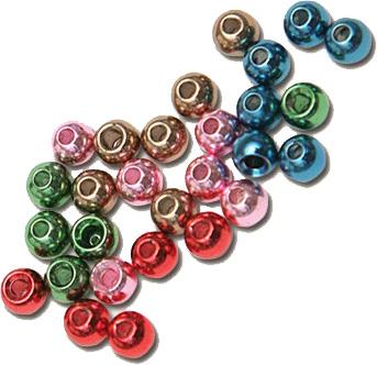 95 Fly Color Brass Beads Top quality, round brass fly tying beads Lighter, lower-cost option to tungsten beads