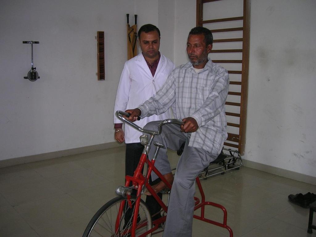 3.15.3 Static cycling: A static cycler was used for providing gait correction to the group C.