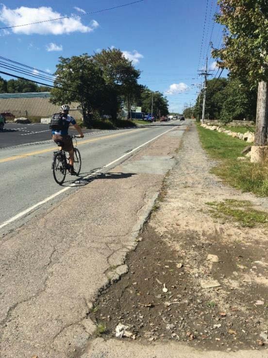 Supplementary Report Herring Cove Sidewalk Request Transportation Standing Committee Report - 3 - June 28, 2018 3. Safety While many of the interim design treatments (e.g. bollards, paint, curb stops, planters) may enhance feelings of safety in pedestrians, they are not able to physically stop a car should the need arise.