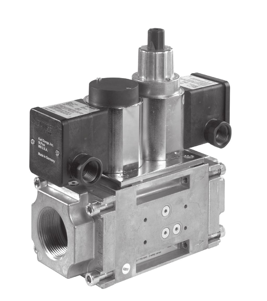 Dual Modular Safety Shutoff Valve with NEMA 4x Enclosure DMV-D/604L Series DMV-DLE/604L Series Two normally closed automatic shutoff valves in one housing; each with the following approvals.