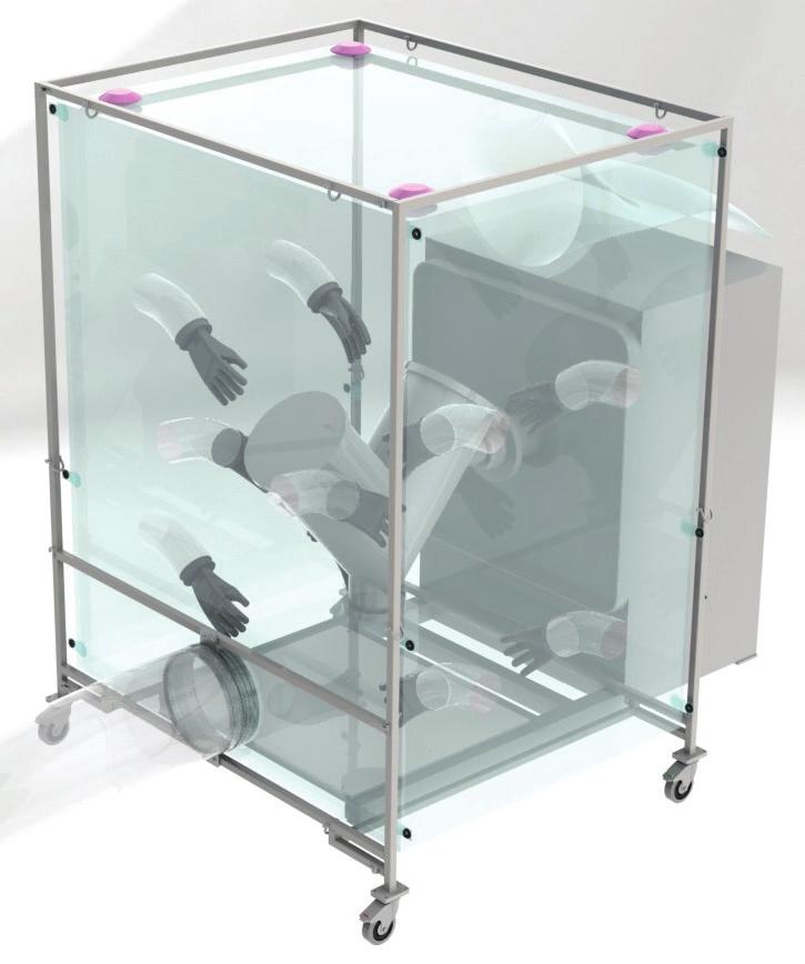 How does it work and what are the applications? Three methods of flexible containment using enclosures have been applied to blenders.