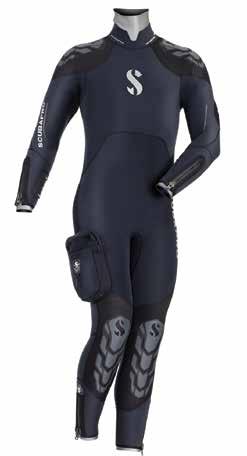 SUITS // SEMI-DR Y SEMI-DRY SUITS The semi-dry concept is simple: Combine the fit of a wetsuit with some of the sealing elements of a drysuit.