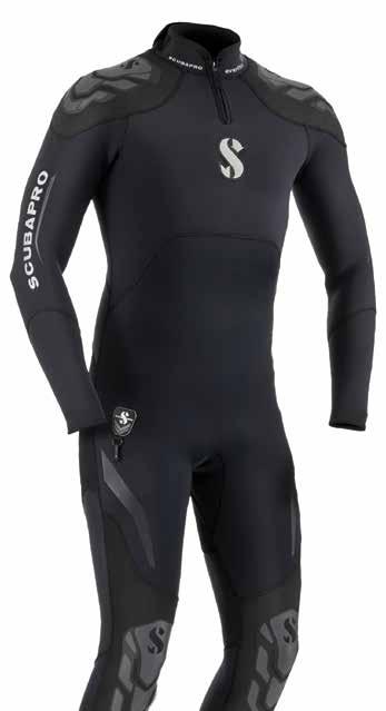 SCUBAPRO CARES EVERFLEX The Everflex line features a wide selection of suits that deliver superb fit and thermal protection including styles and thicknesses to match any dive.
