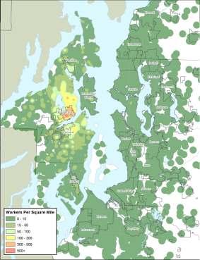 Where Bremerton Workers Lived: 2010 75% lived in Kitsap County 29 Area County # of Workers % of Jobs Central Kitsap Kitsap 14,310 50% South Kitsap Kitsap 5,040 18% North Kitsap Kitsap 2,000 7% King