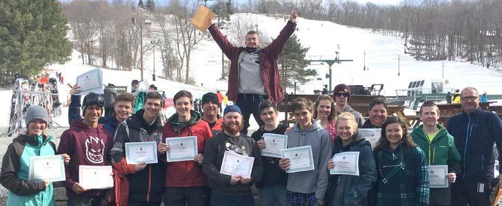 The Mountain Times Page 7 Instructors Pass Level One Exam On March 11th and 12th fifteen instructors from Mount Peter took their Level 1 Exam for PSIA-E-AASI (Professional Ski Instructors of America