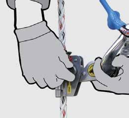 . (cont) Ensure the casualty s rope is correctly