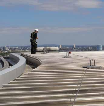 On steel profile cladded roof designs, it may be possible to use a top fix post, thus avoiding the need to cut through the roof cladding panel in order to fix the support post as with traditional